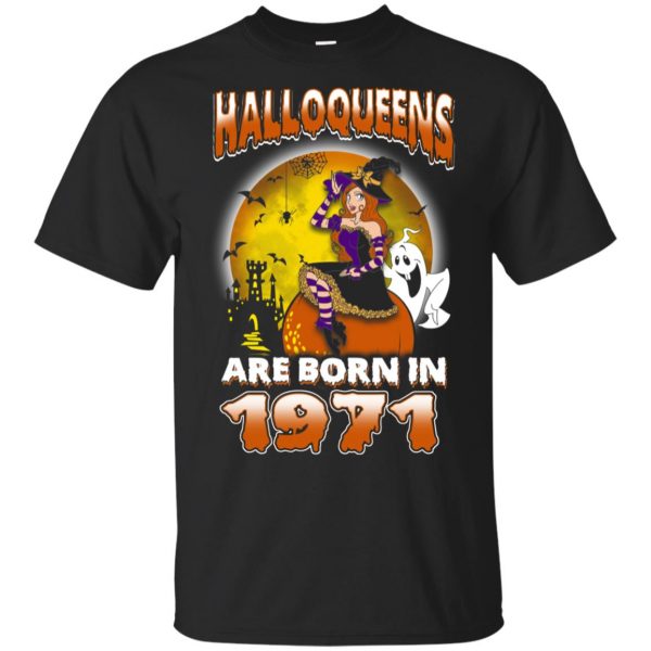 Halloqueens Are Born In 1971 Halloween T-Shirts, Hoodie, Tank 3