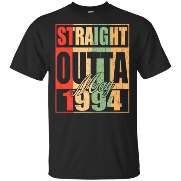 Vintage Straight Outta May 1994 Birthday T-Shirts, Hoodie, Tank 3