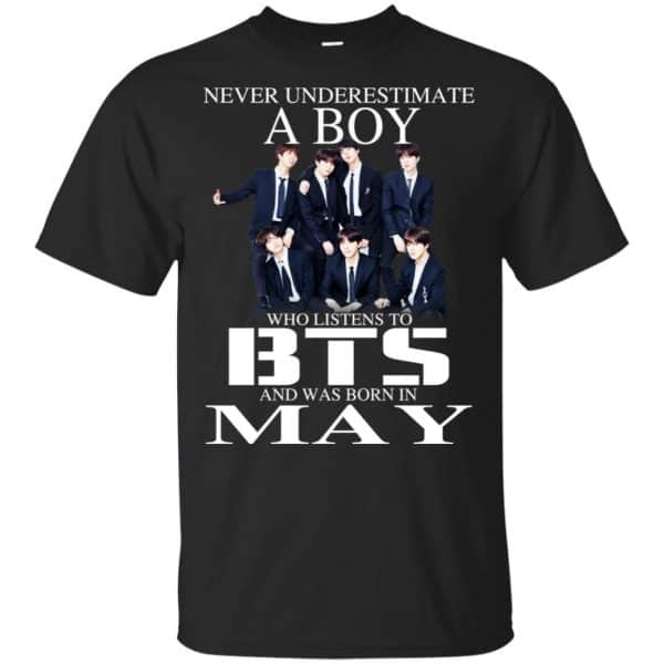 A Boy Who Listens To BTS And Was Born In May T-Shirts, Hoodie, Tank 3