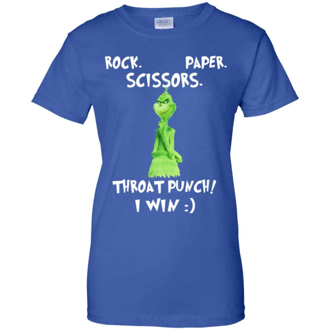 Rock Paper Scissors Throat Punch! I Win The Grinch Leggings sold