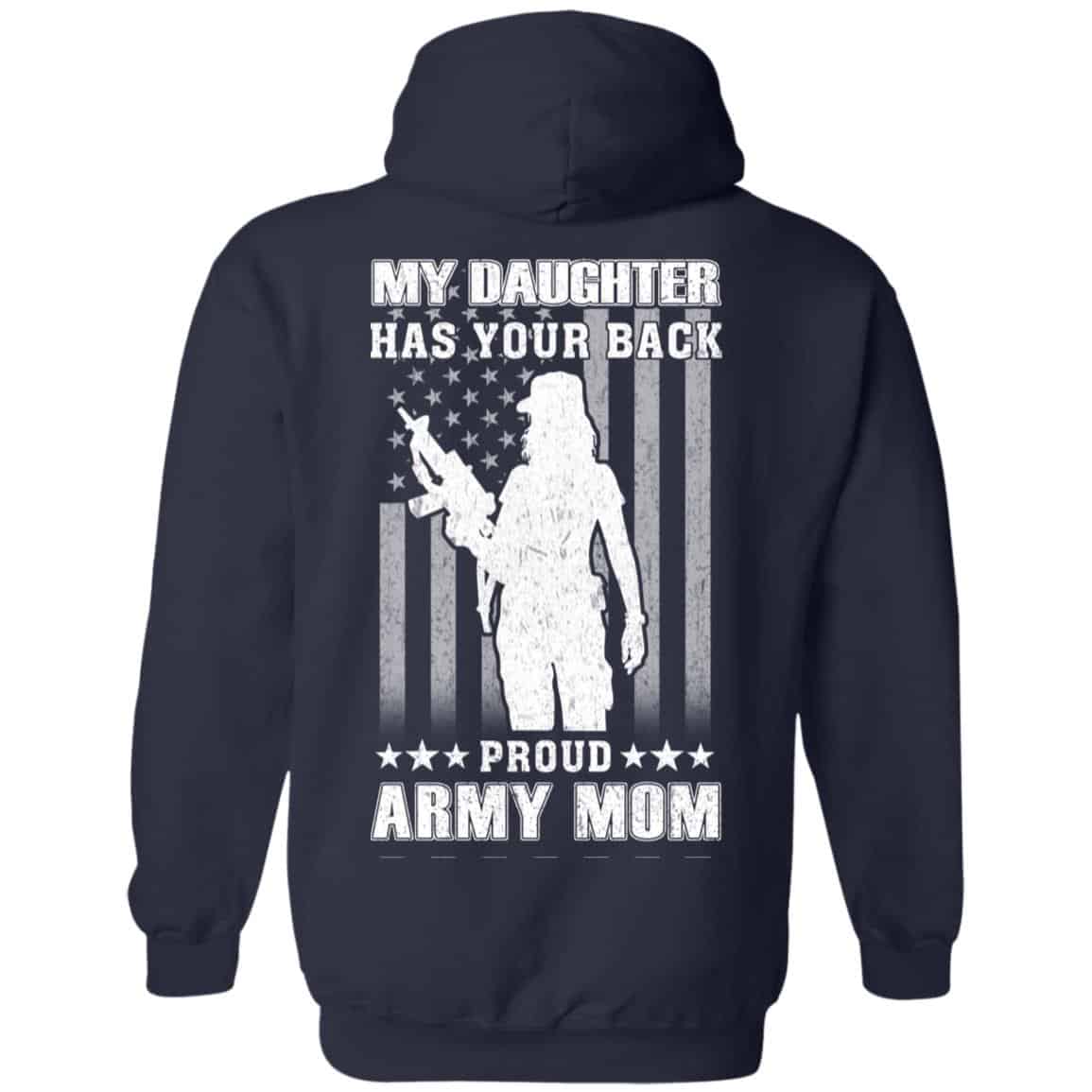 army mom hoodie