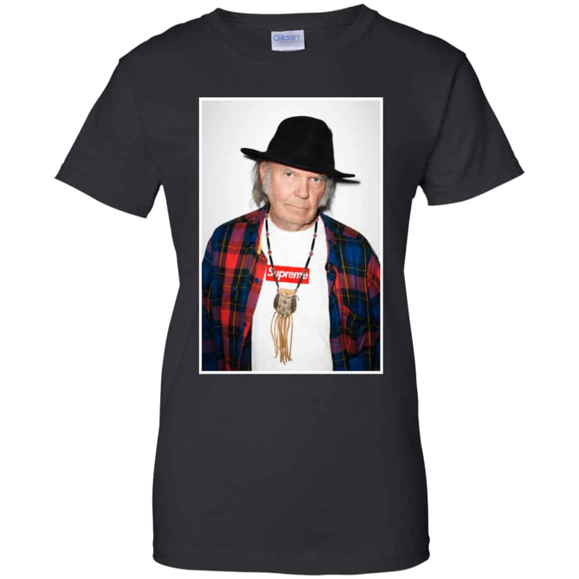 neil young supreme t shirt