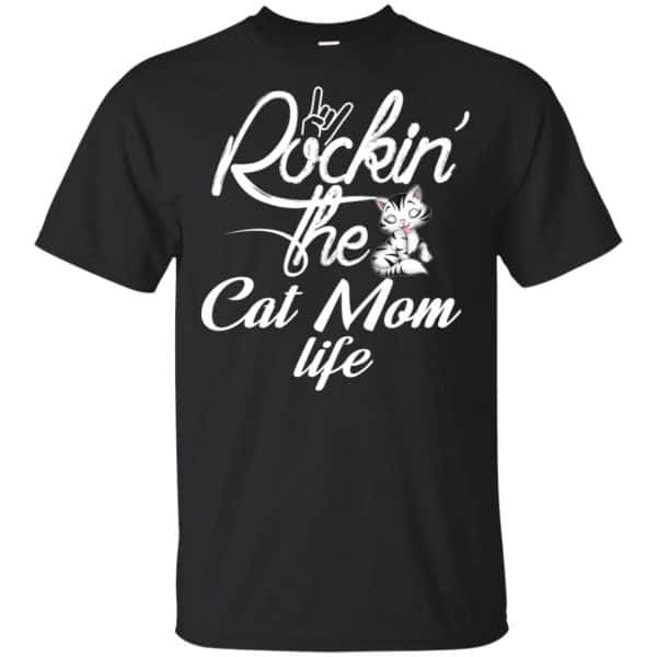 Rockin' The Cat Mom Life Shirt, Hoodie, Tank 3