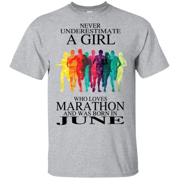 A Girl Who Loves Marathon And Was Born In June T-Shirts, Hoodie, Tank 3