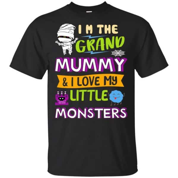 I'm The Grand Mummy & I Love My Little Monsters Shirt, Hoodie, Tank 3