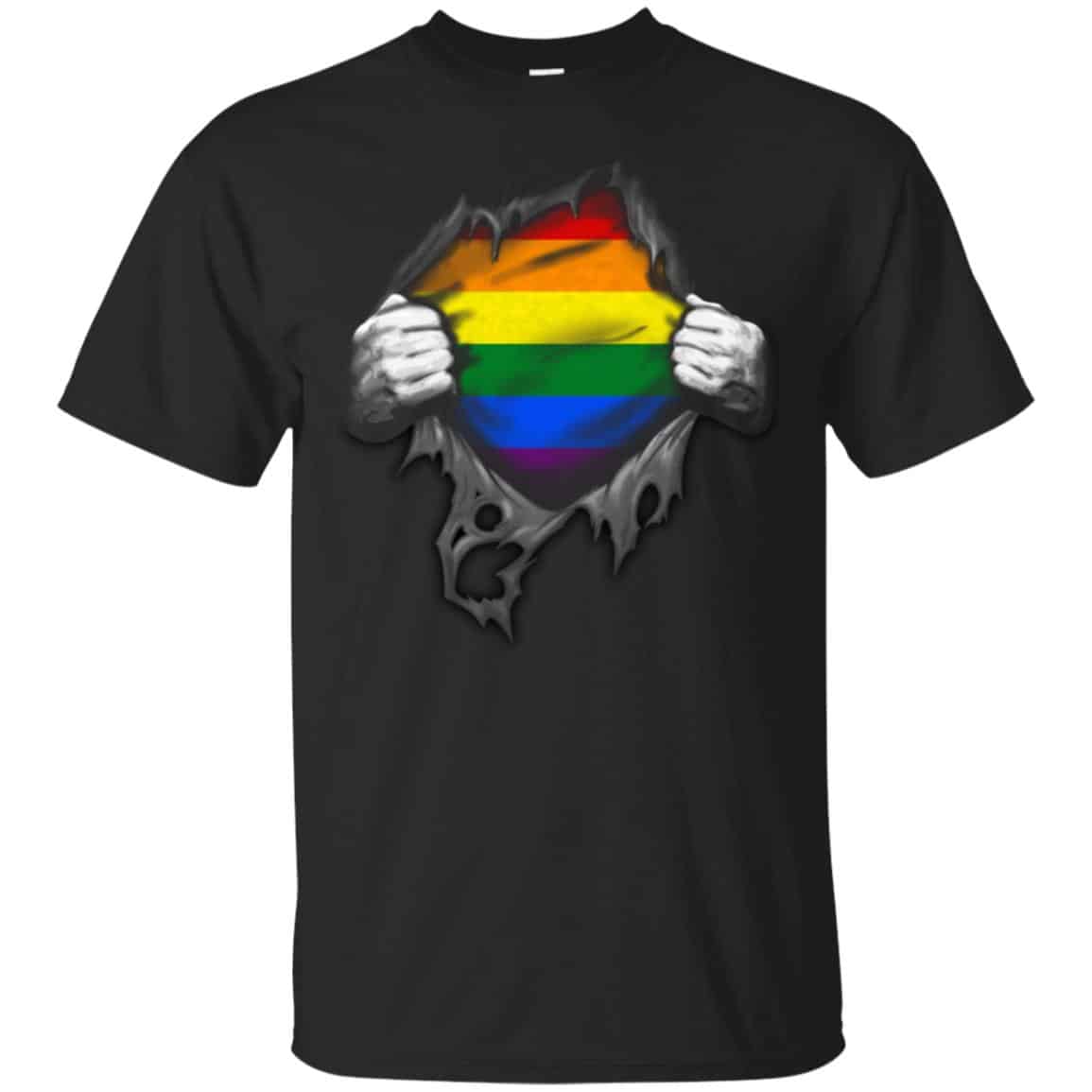 Rainbow Lesbian Gay Pride LGBT Super Strong T-Shirts, Hoodie, Tank | 0sTees