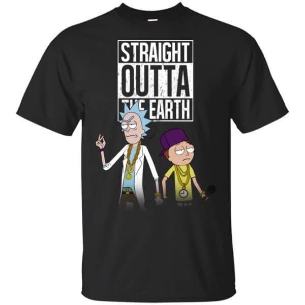 Rick And Morty: Straight Outta The Earth Shirt, Hoodie, Tank 3