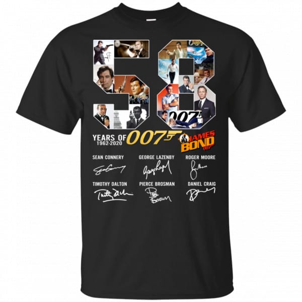 58 Years Of James Bond Anniversary Shirt, Hoodie, Tank 3