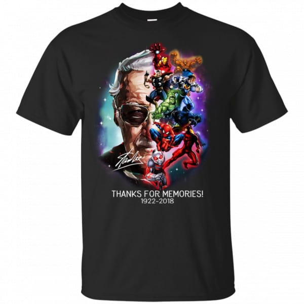 Stan Lee Thanks For Memories 1922 2018 Shirt, Hoodie, Tank 3