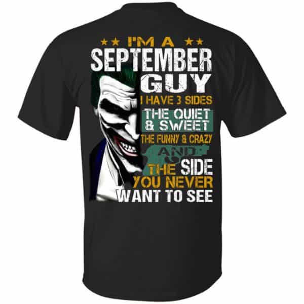 Joker September Guy Have 3 Sides The Quiet And Sweet Shirt, Hoodie, Tank 3