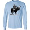 Teddy Roosevelt Riding A Bull Moose Shirt, Hoodie, Tank | 0sTees