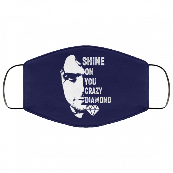 Shine On You Crazy Diamond – Syd Barrett Face Mask 3