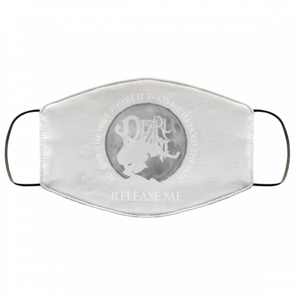 I’ll Ride The Wave Where It Takes Me I’ll Hold The Pain Release Me Pearl Jam Face Mask 3