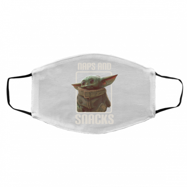 Baby Yoda Naps And Snacks Face Mask 3
