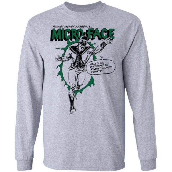 Planet Money Presents Micro Face Hello And Welcome To Planet Money Punks Shirt, Hoodie, Tank 3
